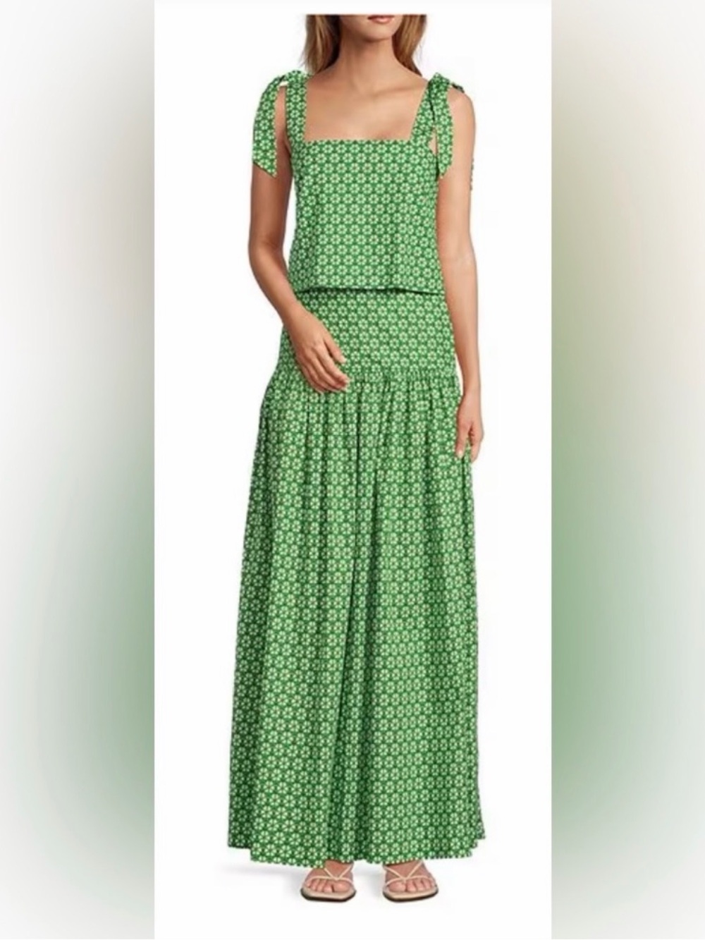 ANTONIO MELANI Green Printed Set